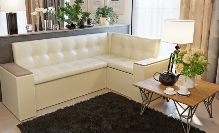 Lumba-lumba sofa untuk dapur.