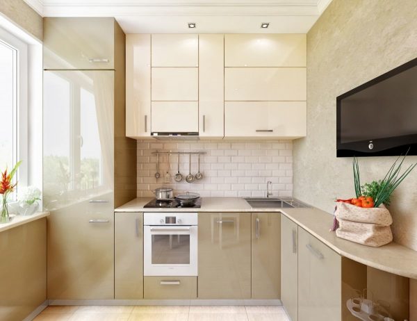 Beige is the color of warmth, tranquility and comfort. Peace and tranquility will always reign in the beige kitchen