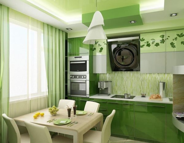 You can correctly plan the design of the space of a small kitchen in Khrushchev if you use popular tricks.