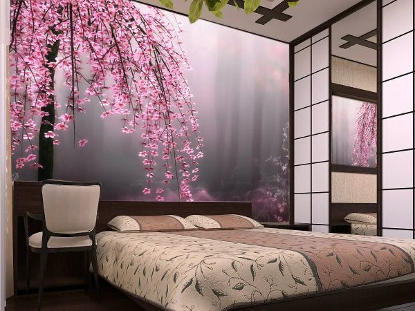 There is no more room for classic wallpaper in fashion non-standard color solutions that allow you to create a unique bedroom design.