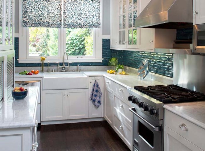 Sill countertop in the kitchen.