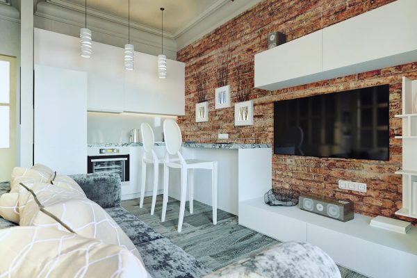 Loft style apartment should be well lit