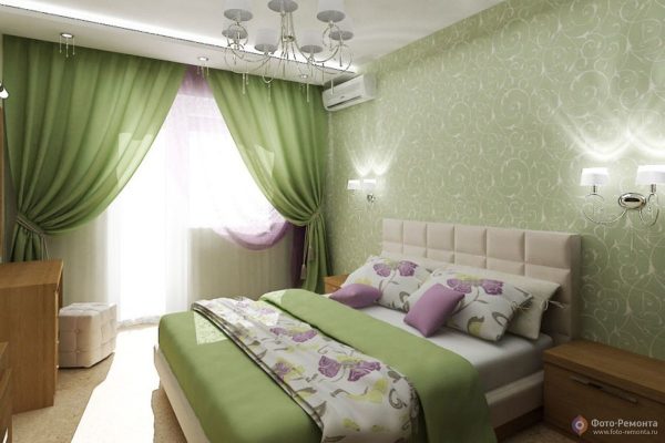 Green wallpapers have a beneficial effect on the human nervous system, soothe and relax.