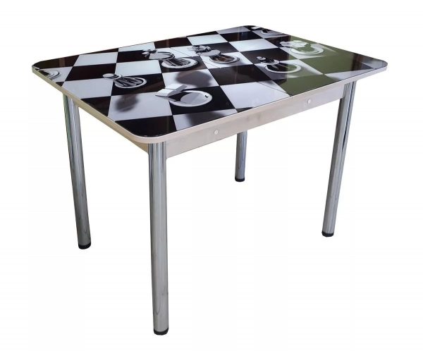 A good example of multifunctionality is a tabletop with a checkerboard pattern.