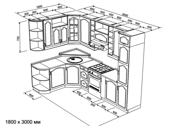 Cutting - this is the outline of all the necessary details of each element of furniture